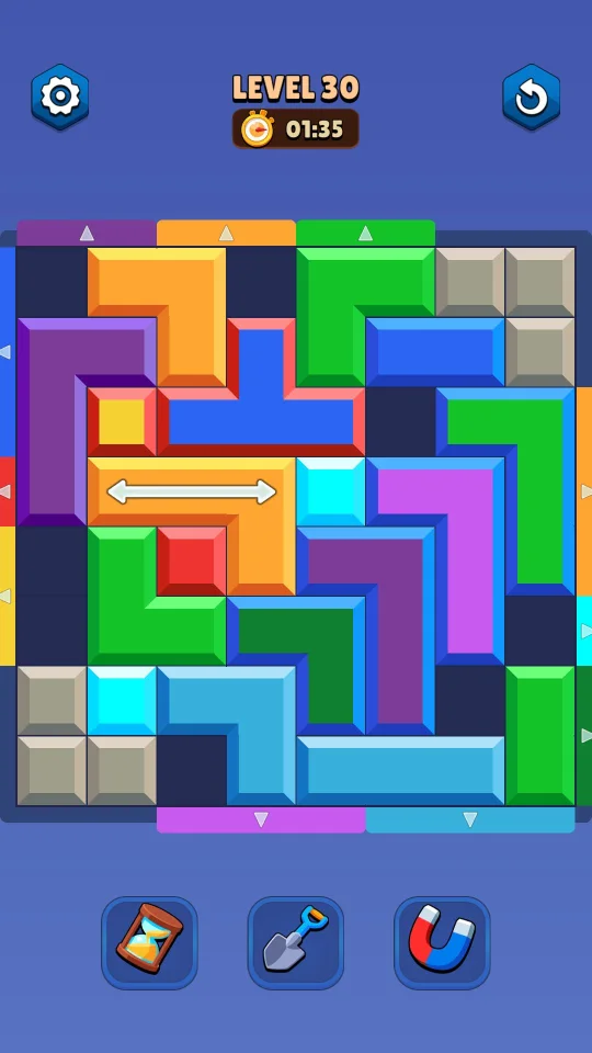 Color Block Jam 2D - Block Puzzle Away — screenshot 1