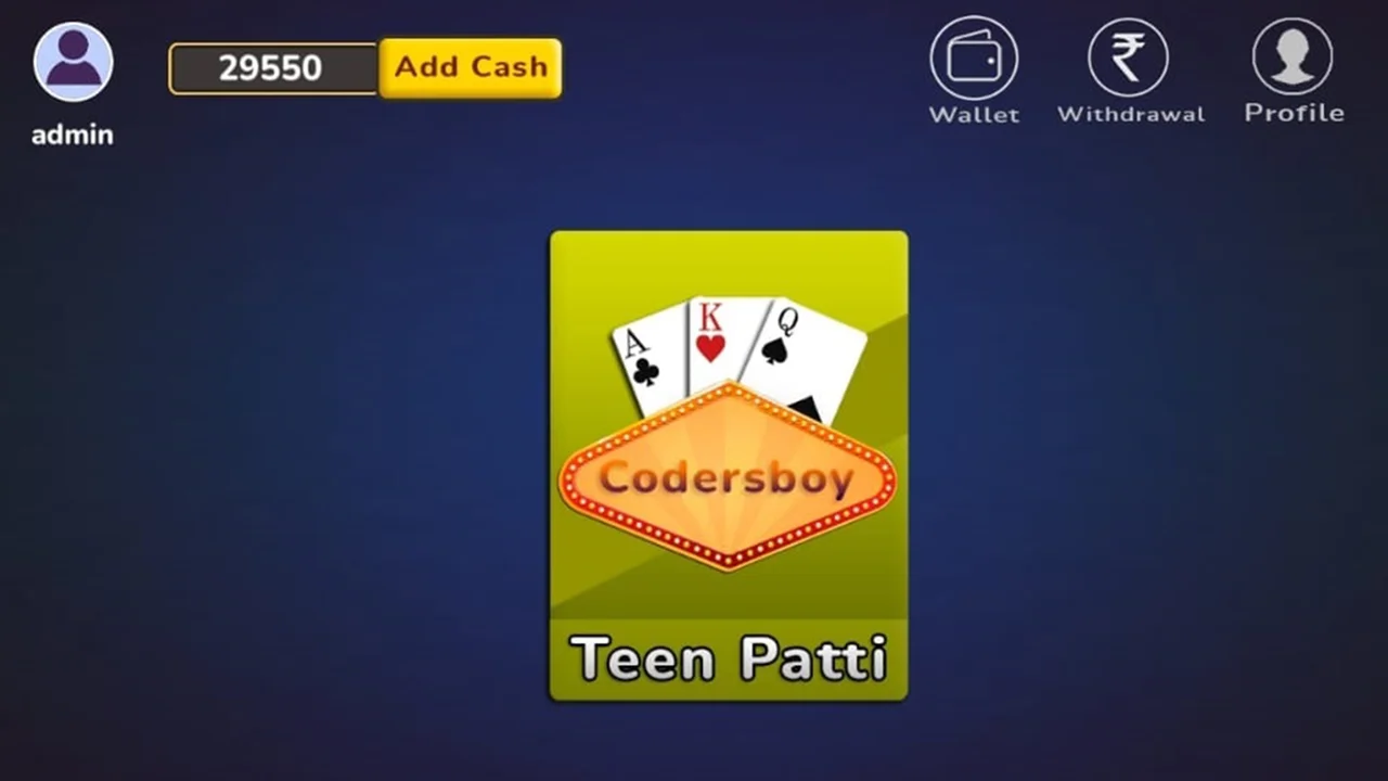 Real Cash Teen Patti Game Source Code — screenshot 2