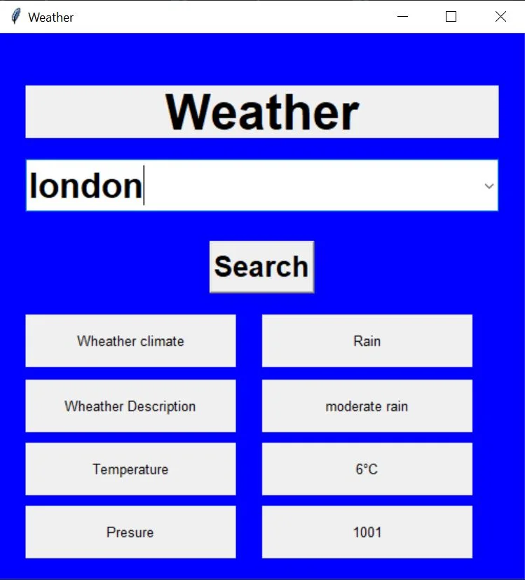 Weather App — screenshot 1