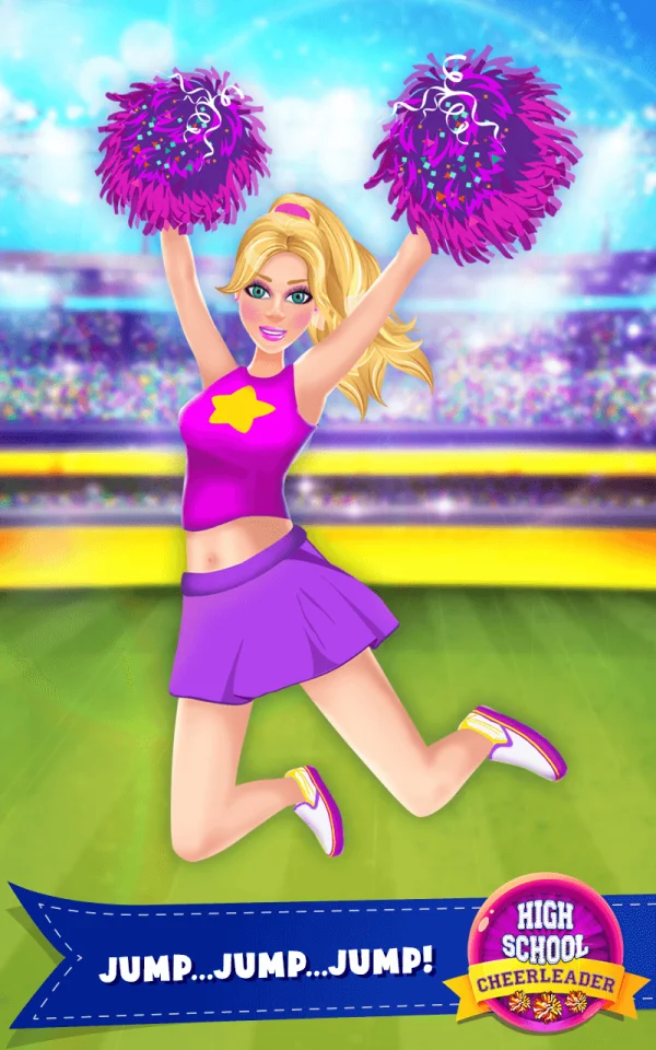 HighSchool Cheerleader Dressup — screenshot 1