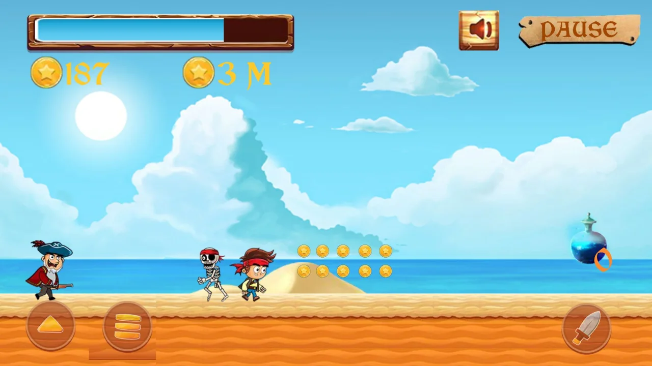 Pirate Run Away Unity Source Code — screenshot 2