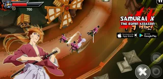 Samurai X Game Unity Source Code