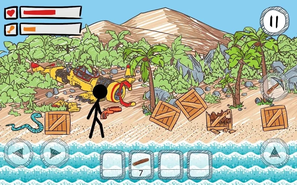 Stickman Craft Survival Simula — screenshot 4