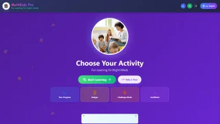 MathKids Pro - Premium React Educational App Template