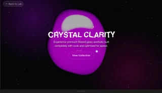 Interactive 3D Hero Pack for Framer | 5 Premium WebGL Scenes