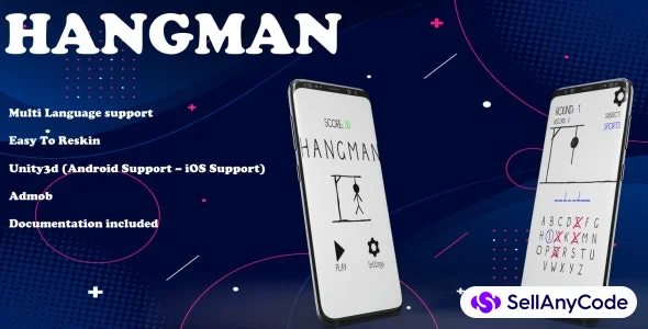 Hangman (Unity Game+AdMob+iOS+Android)