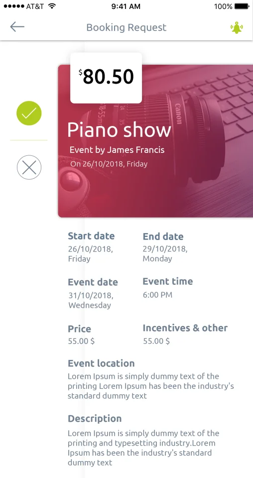 Instawerx Booking App — screenshot 9