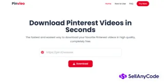 PinVieo - Pinterest Video Downloader PHP Website