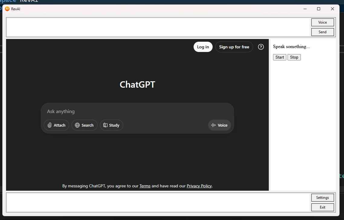 Rev AI AI Chat, Voice Recognition & Text-to-Speech Assistant — screenshot 3