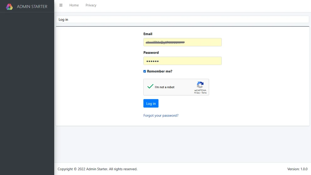 Clean Admin - ASP.NET Core 7 Admin Starter — screenshot 1