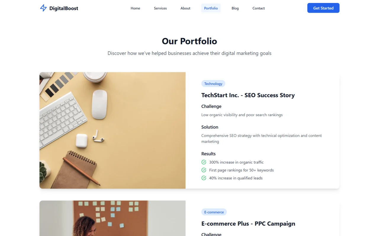 Digital Boost - Marketing Agency React Template — screenshot 4