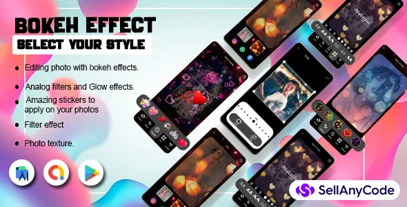 DSLR Image Bokeh Effects Photo Maker - Bokeh Photo Editor, Bokeh Camera Effect