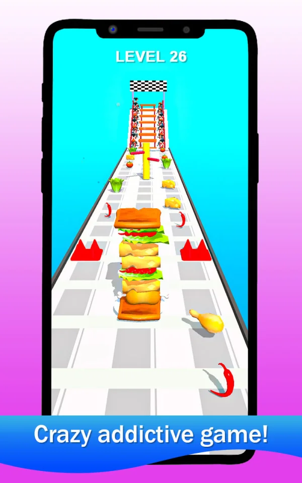 Sandwich Stack Rush 3D – New Top Trending Game — screenshot 5