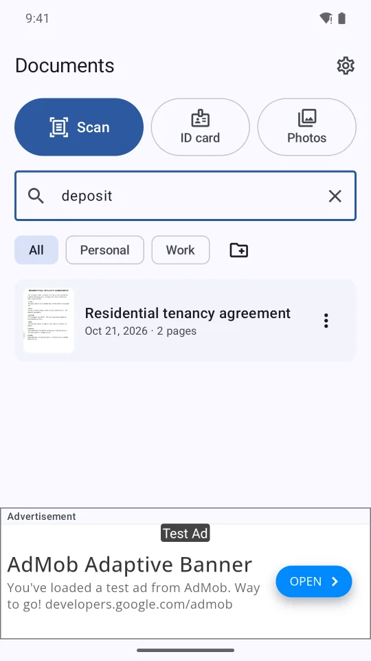 PDF Document Scanner Android + iOS — screenshot 4