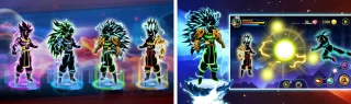 Shadow Goku Saiyan Battle