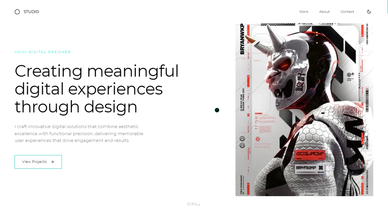 The Perfect Portfolio for Creatives — screenshot 1