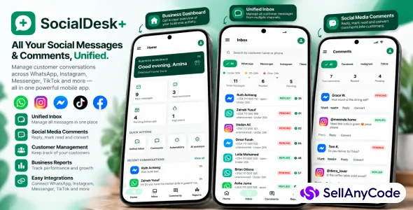 SocialDesk+ Omnichannel Social Commerce & Business Management Platform — cover
