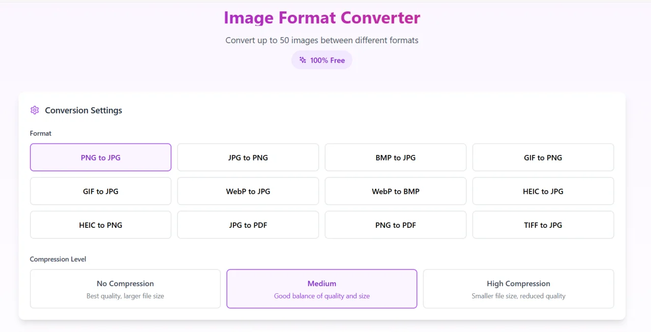 Bulk Image Converter — screenshot 1