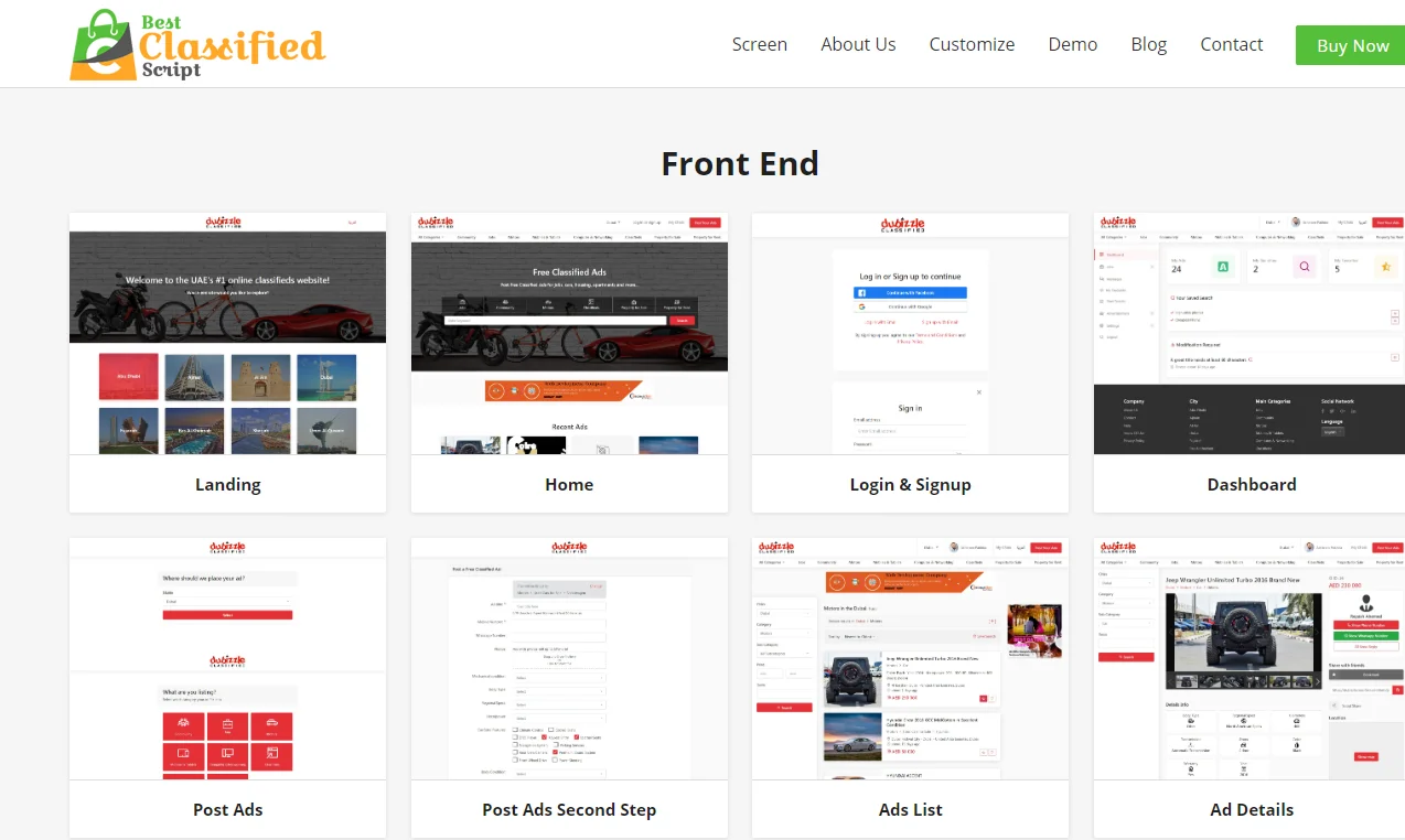 Classified Marketplace Script in PHP — screenshot 2