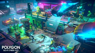 POLYGON Sci-Fi Cyber City - Low Poly 3D Art by Synty