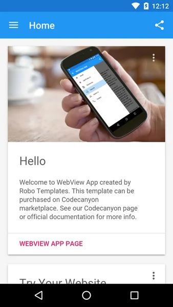 Universal Android WebView App — screenshot 3