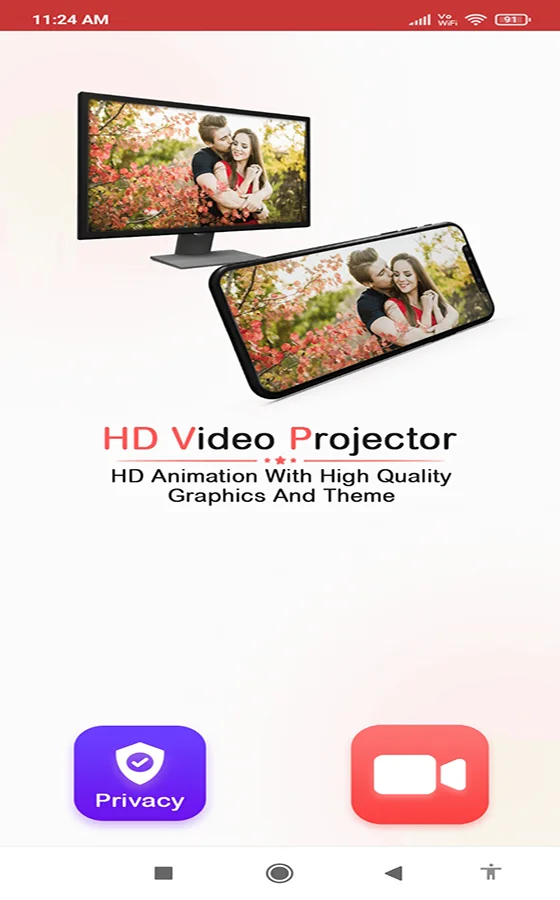 HD Video Projector Simulator - Android App — screenshot 4