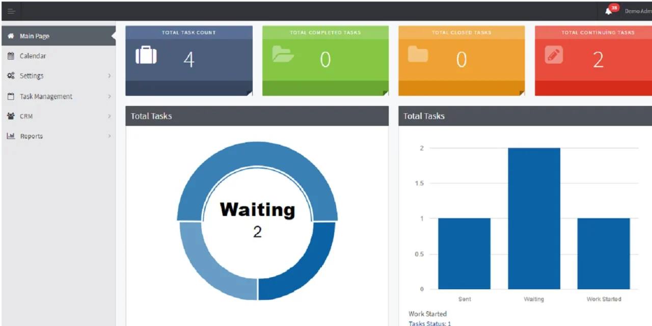 Task Management ASP.NET MVC Source Code - Framework — screenshot 1