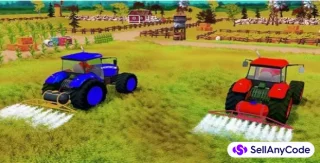 Real Tractor Farm Driving Game 3D: 64BIT Source Code