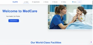 Hospital Management System in PHP with Full Source Code