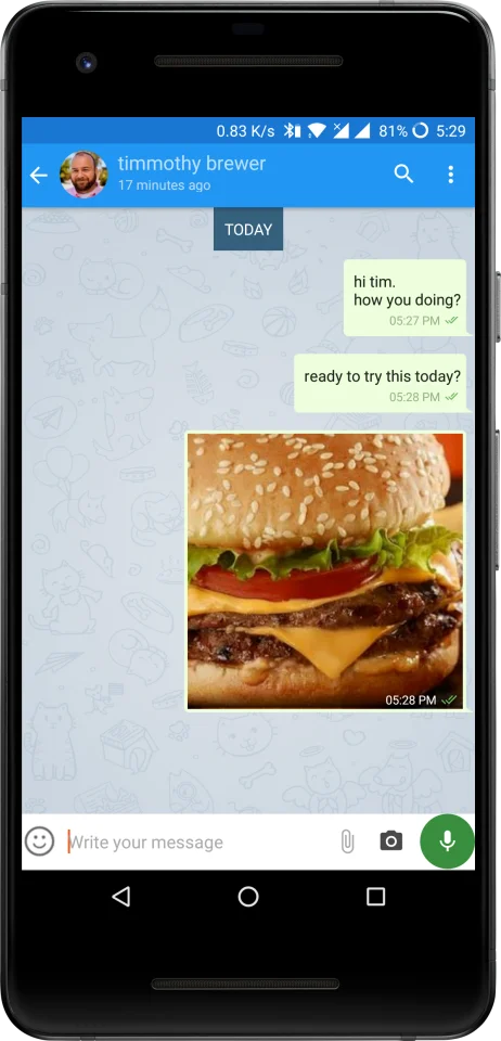 WhatsApp Clone Chatting App Full Aia Kit for Kodular — screenshot 3