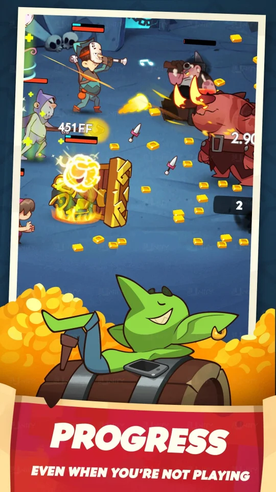 Almost a Hero - Idle RPG — screenshot 1