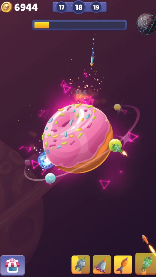 Idle Space Destroyer – Planet Bomber Hyper Casual Game — screenshot 7