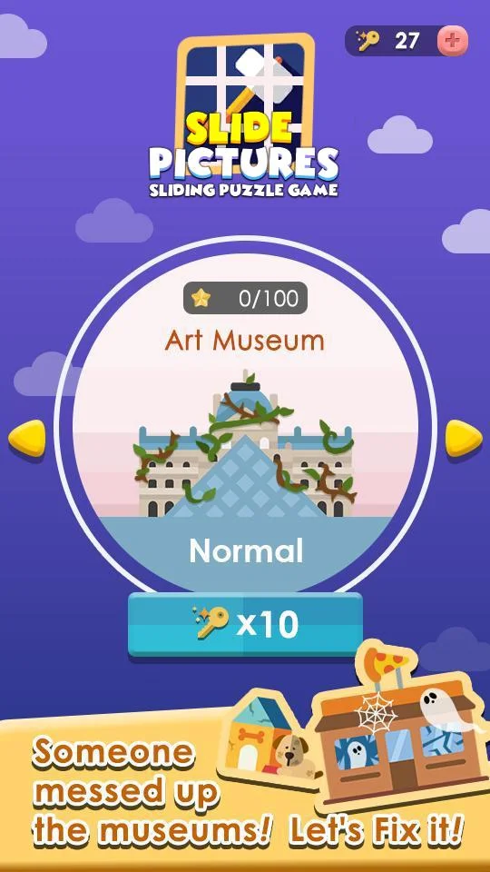 Slide Pictures - Sliding Puzzle Game — screenshot 1
