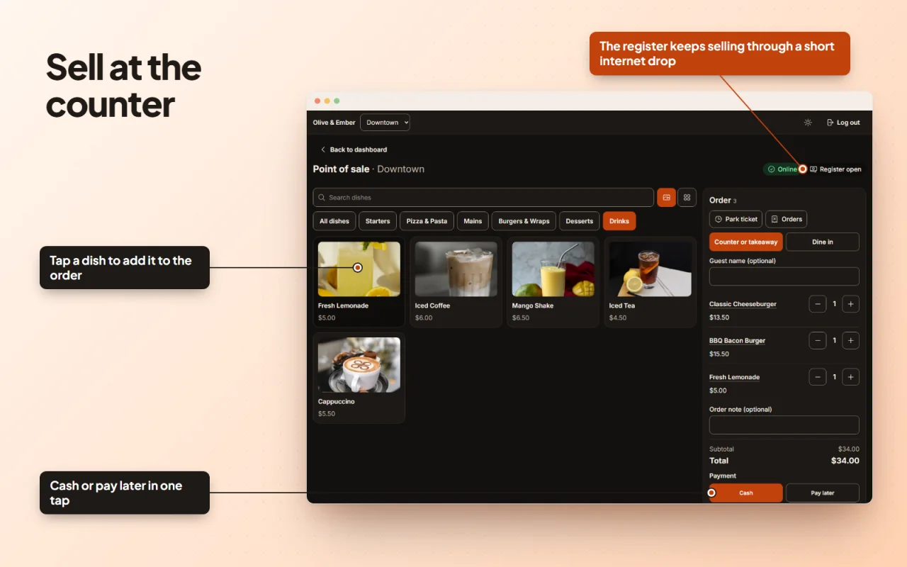 Dine With Us - Laravel Restaurant Ordering, QR Menu, POS & Kitchen Display — screenshot 5