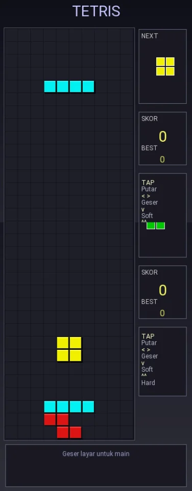 Game Tetris — screenshot 1