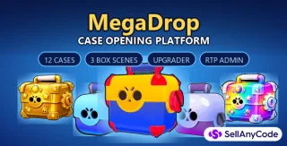 MegaDrop - Case Opening Platform with Telegram Bot and RTP Admin Panel