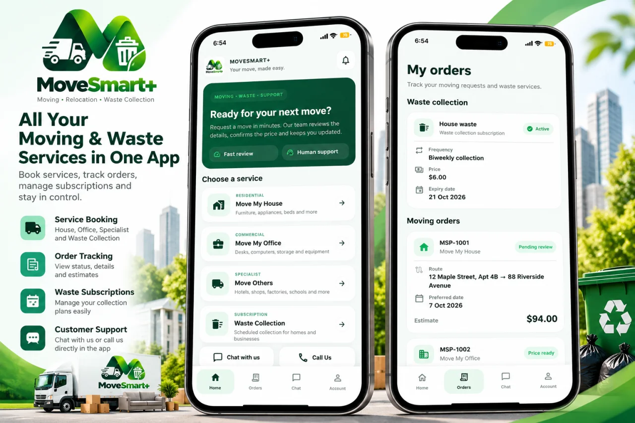 MoveSmart+ Relocation & Moving Services Management System — screenshot 2