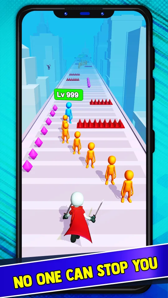 Hit & Run: Levelup Solo Runner - New Top Trending Unity Template Game — screenshot 3