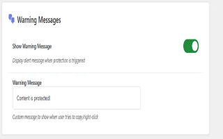 DesheeLabs Content Protection