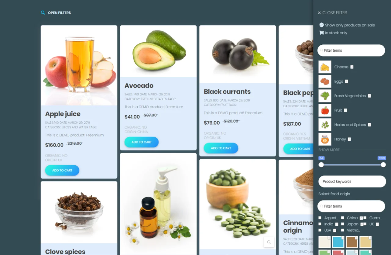Product Filter for WooCommerce — screenshot 5