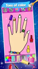 Nail Drawing Book Fashion Coloring Pages