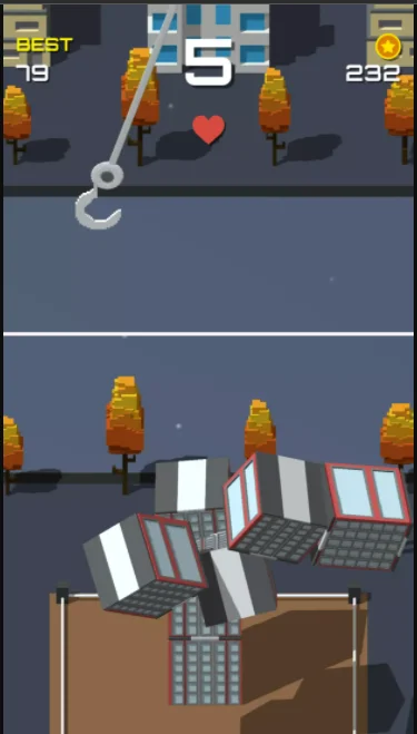Skyscraper Unity 2D Game Droppy Tower — screenshot 4