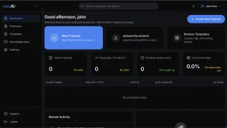 AI Powered Proposal Generator with RAG - Complete Next.js SaaS Starter Kits