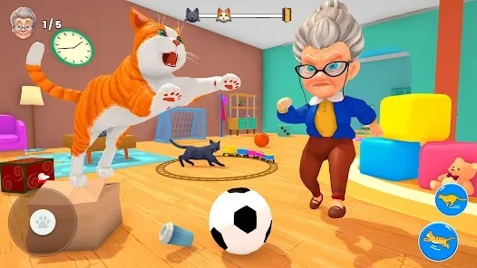 Bad Cat Simulator: Prank Gran — screenshot 10
