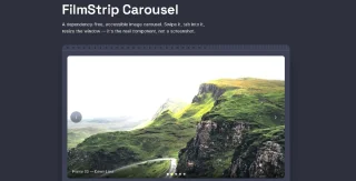 JavaScript Film Reel Carousel