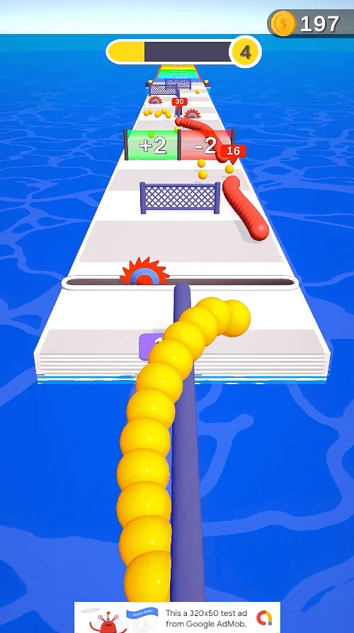 Snake Rush 3D Unity Game + AdMob — screenshot 2