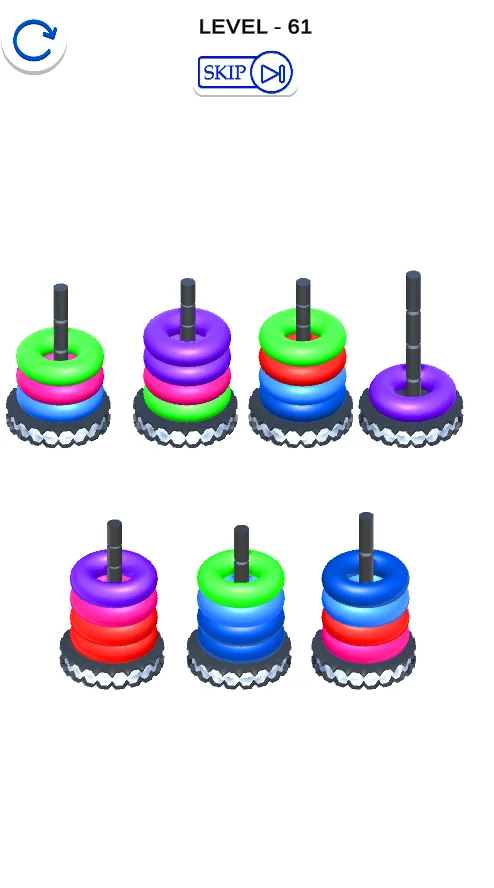 Hoop Stack 3D Puzzle — screenshot 1