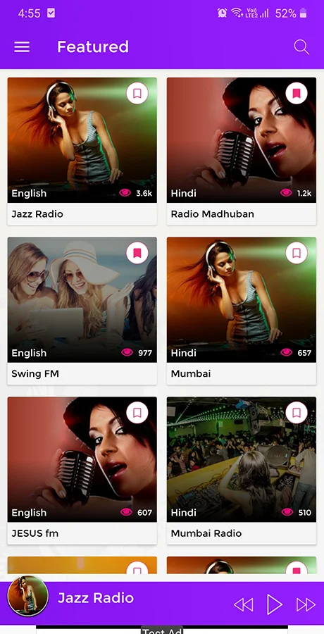 Android Radio App (Online Radio, Streaming, M3U8, M3U, MP3, PLS, AAC, FM) — screenshot 9