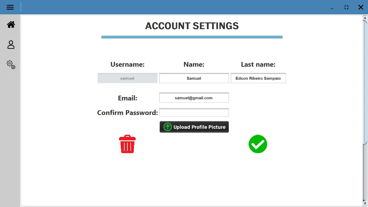 Virtual Wallet Template in Java — screenshot 3