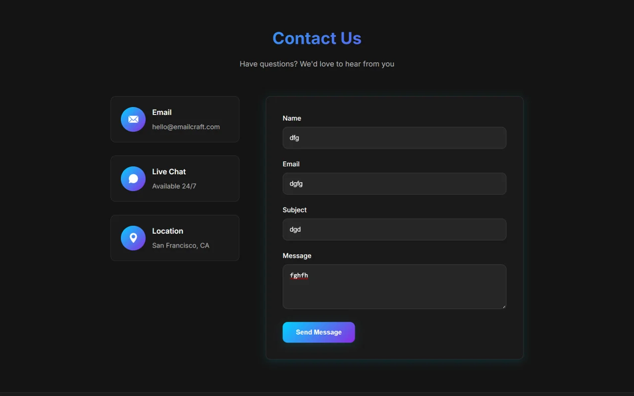 AI Email and Message Generator Web Tool — screenshot 6